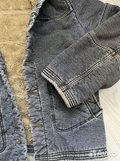 Куртка мужская джинсовая утепленная