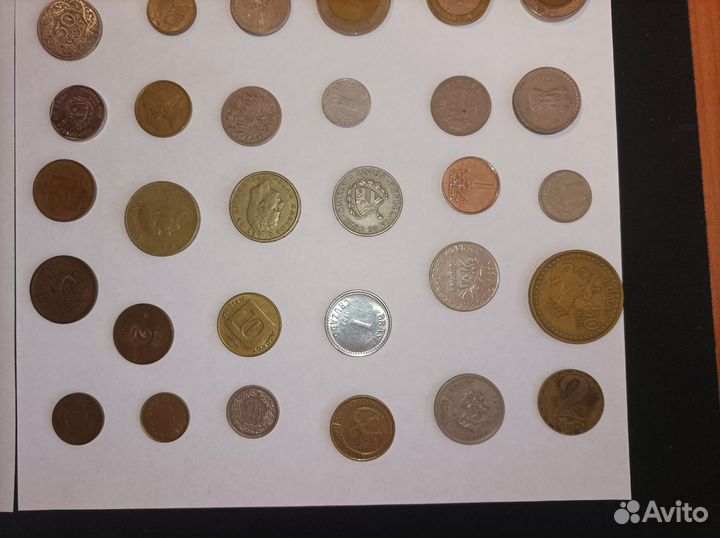 Коллекция монет разных стран и времён, 74 монеты
