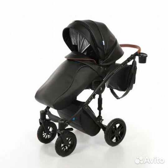 Коляска 2 в 1 эко кожа