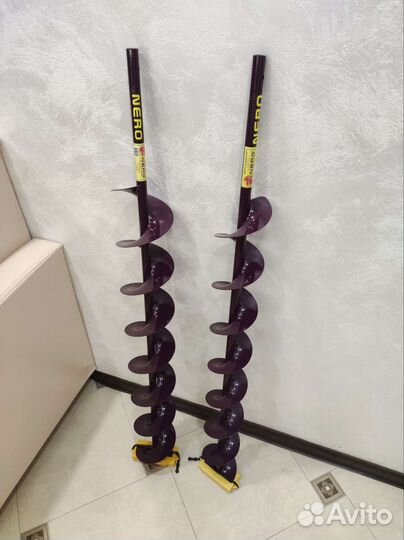 Ледобур шнек Неро правого вращения под шуруповёрт