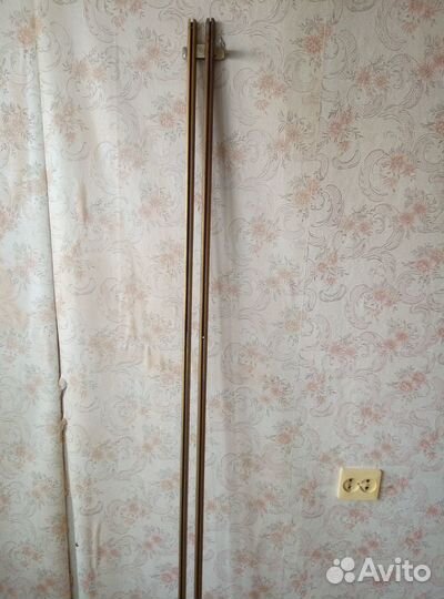 Карнизы для штор двухрядный металлический