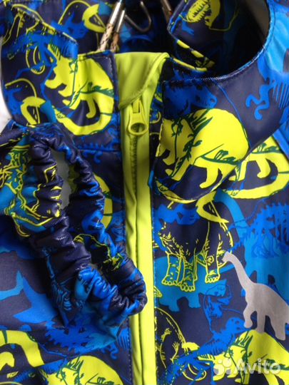 Куртка ветровка прорезиненая р 110