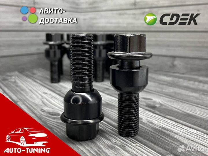 Колесные болты на Porsche черные