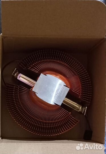 Кулер для процессора ExeGate Wizard EE91-Cu.blue