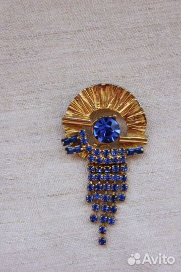 Брошь Чехословакия. Бижутерия Винтаж СССР