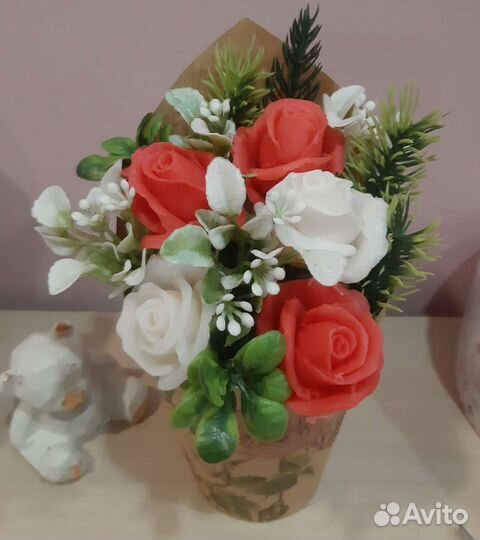 Букет из мыла