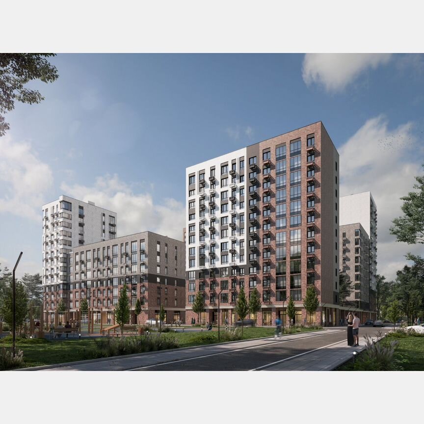 Квартира-студия, 25,5 м², 16/17 эт.