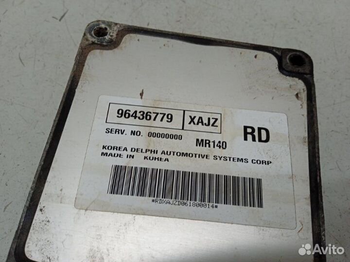 Блок управления двигателем Chevrolet Aveo T250 1.4