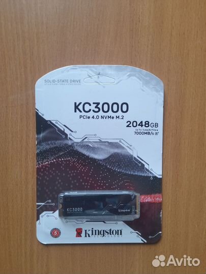 SSD nvme PCI-E4.0 Kingston KC3000 2TB(2048GB)новые