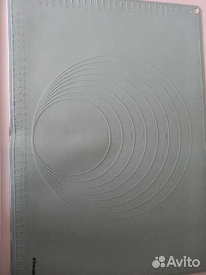 Силиконовый коврик с разметками для теста