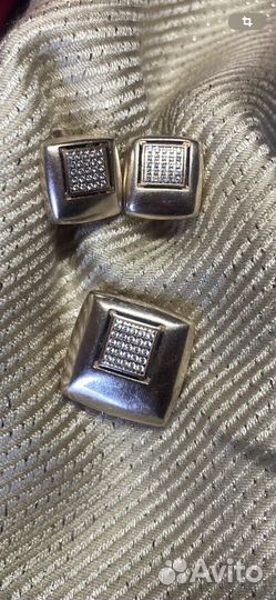 Комплект серьги подвеска