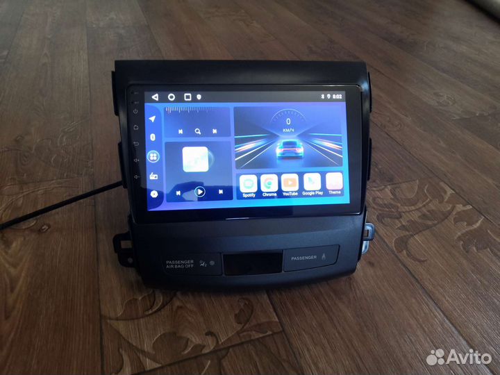 Магнитола 2 din android на Mitsubishi outlander