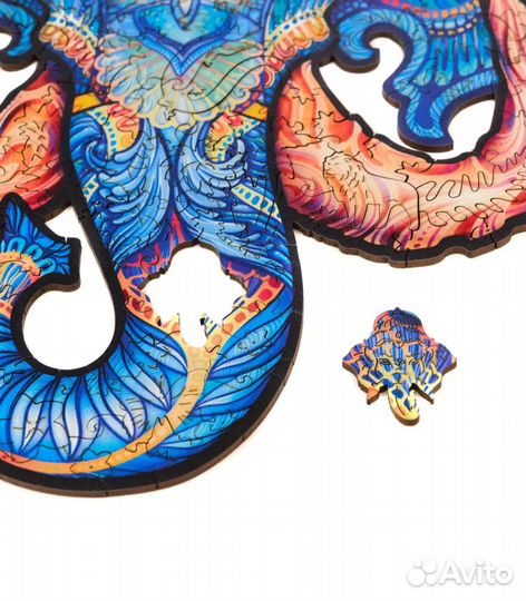 Фигурный пазл Unidragon, Вечный Слон, размер King