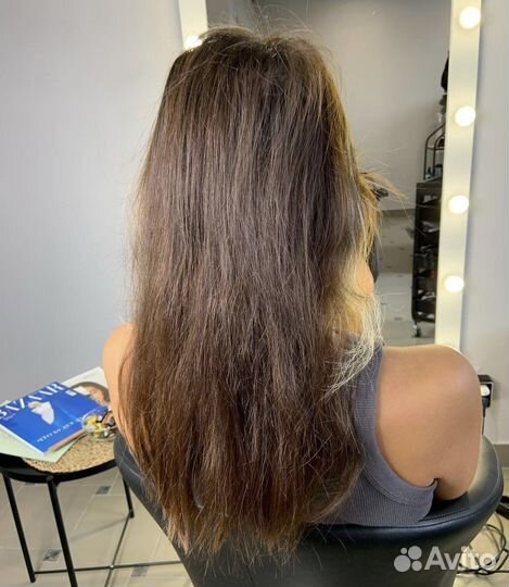 Кератиновое выпрямление