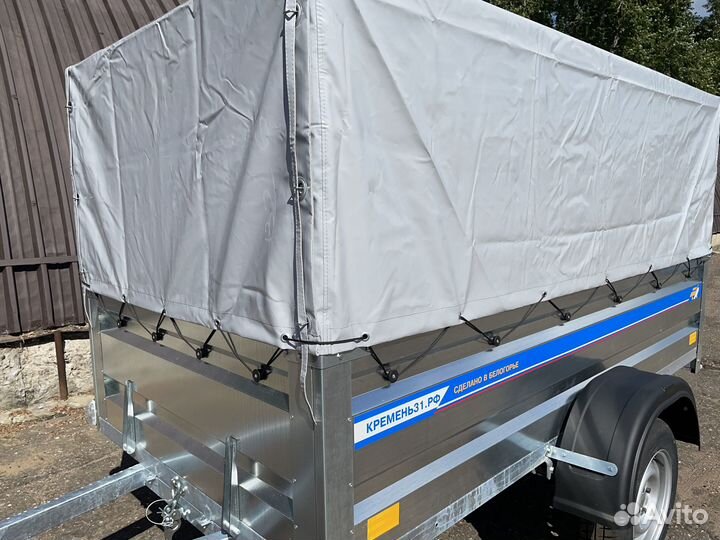 Прицеп легковой оцинкованный 2.25Х1.3 с тентом