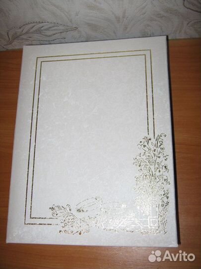 Фотоальбом свадебный и приглашения