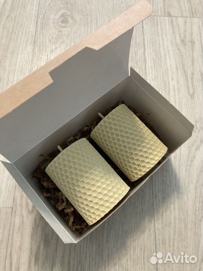 Свечи из вощины (подарочный набор)