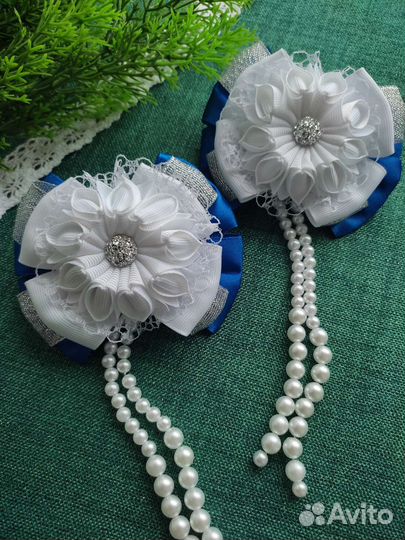 Школьные бантики ручной работы