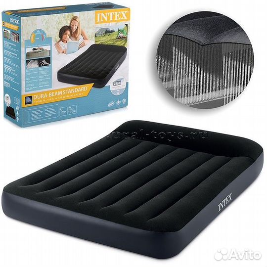 Матрас надувной intex 137 х 191 х 25 см