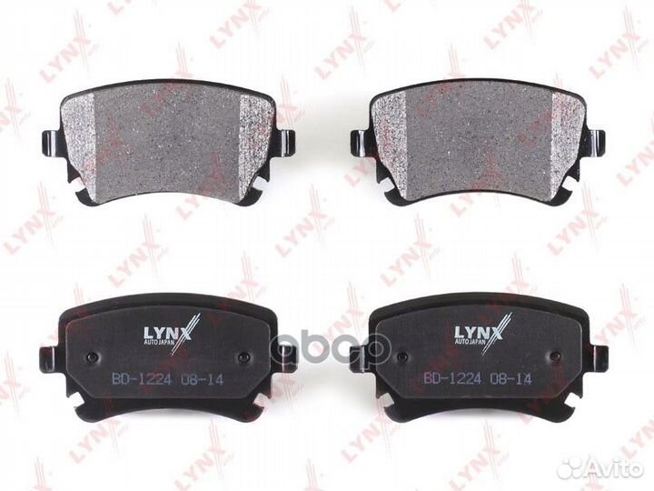 Колодки тормозные дисковые зад BD1224 lynxauto