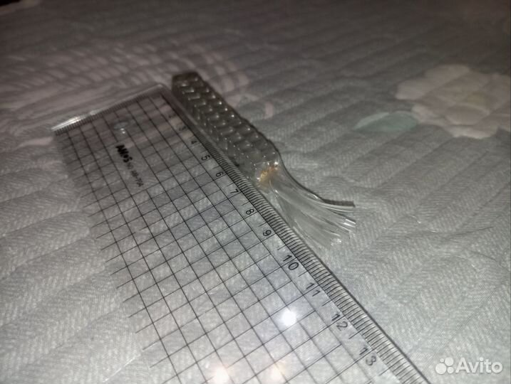 Маленький брелок пвх прозрачный