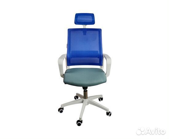 Кресло офисное Norden Бит белый пластик