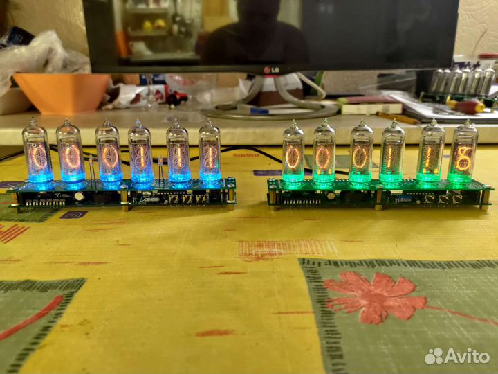 Часы nixie clock 6 ламп ин-14