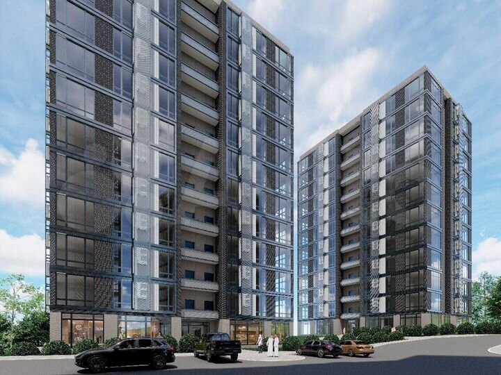 2-к. квартира, 58,4 м², 5/12 эт.