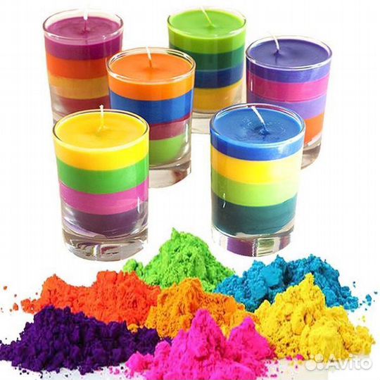 20 гр. Пигмент зеленый флуоресцентный (краситель)