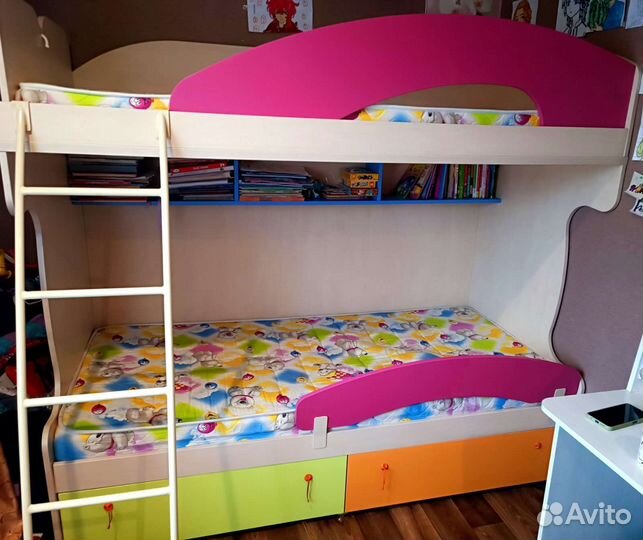 Двухъярусная кровать для детей бу