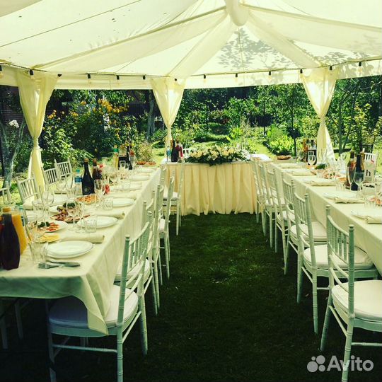 Аренда красивых шатров и банкетного оборудования