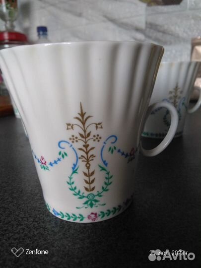 Кружка фарфоровая кофейная из СССР