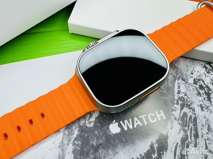 Apple watch ultra 49mm(яблоко,плавное меню)