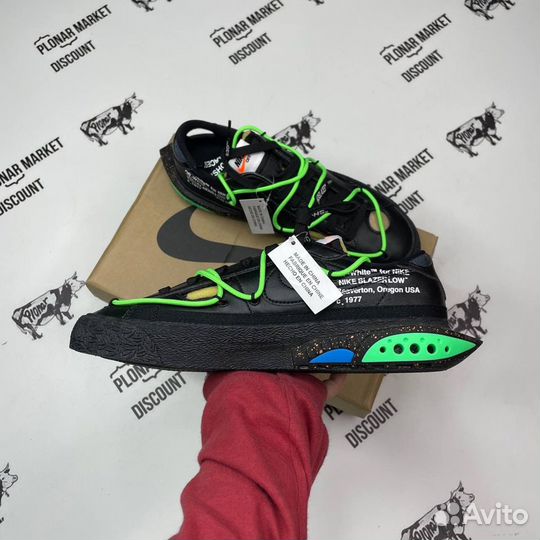 Оригинал 42,5 eu Nike blazer low x off-white