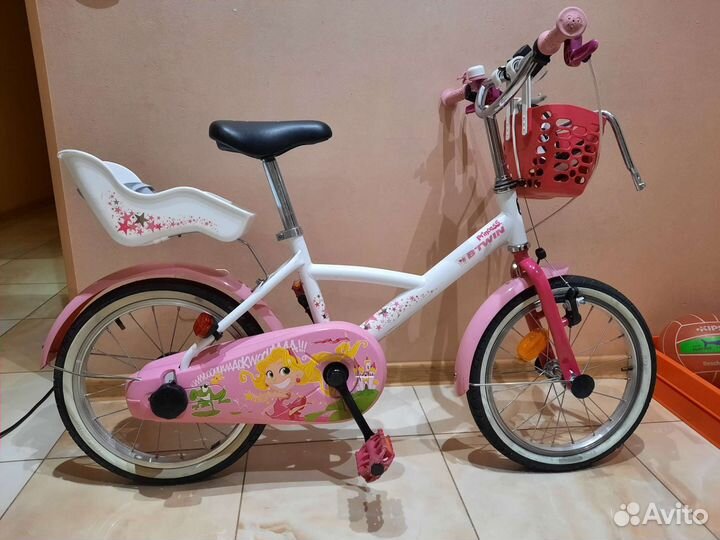 Велосипед для девочки btwin 16