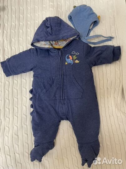 Комбинезон mothercare с шапочкой