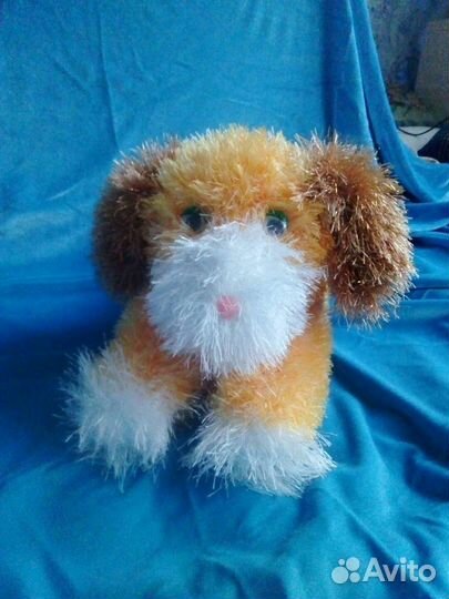 Вязаная игрушка. Собака