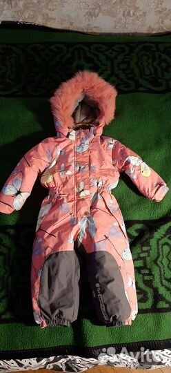 Зимний комбинезон для девочки рост 86
