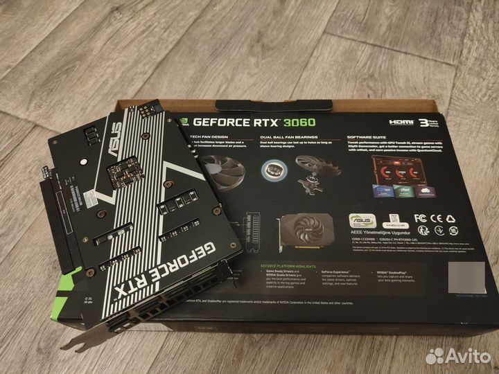 Видеокарта geforce 3060 12 gb