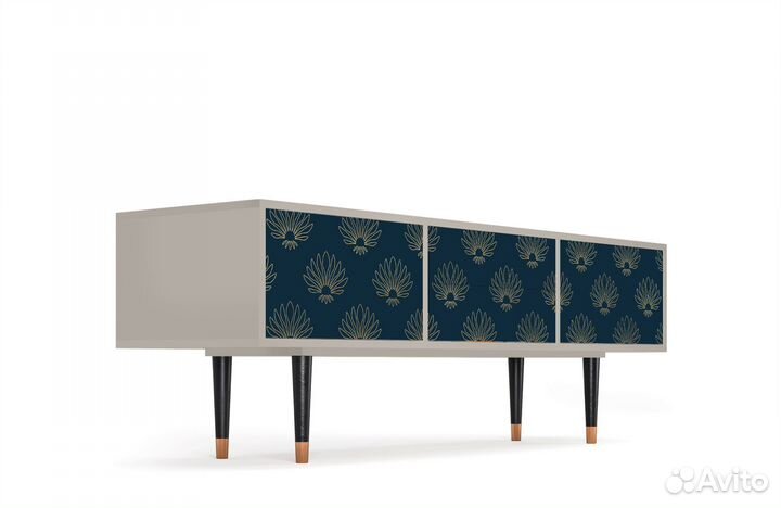 Тв-тумба T4 - Сатин - Blue Lotus