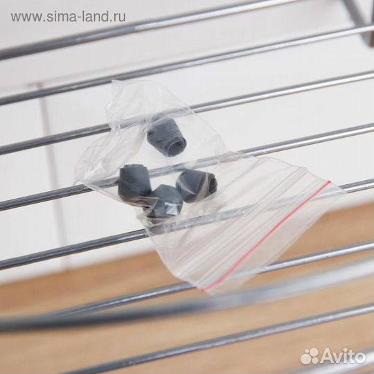 Полка для рейлинга прямая, 1 ярус, 2726,513 см, d2