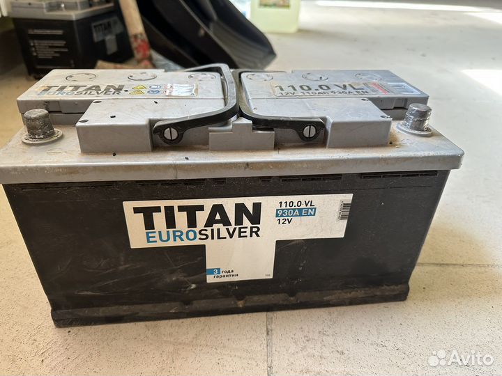 Аккумулятор titan euro silver 110R 930A