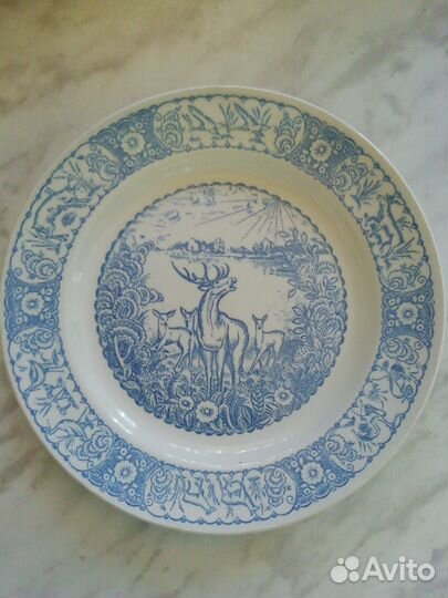 Тарелка декоративная СССР