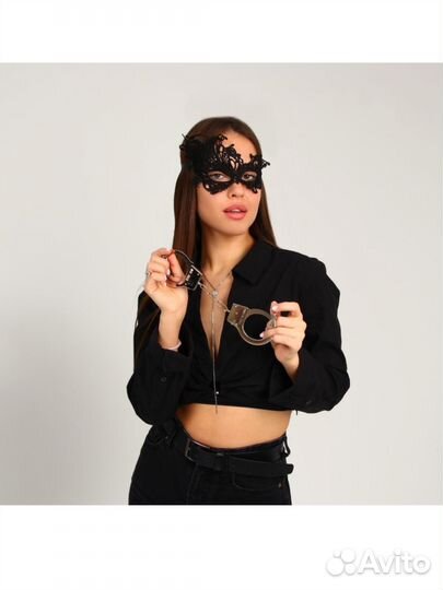 Карнавальный набор наручники, маска