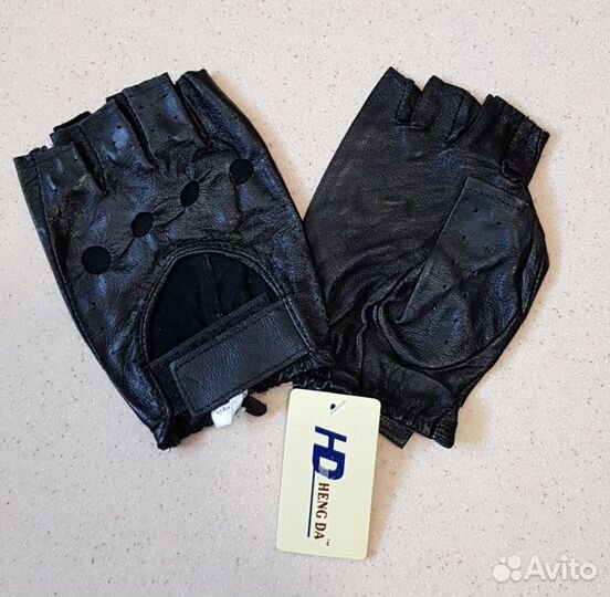 Перчатки водителя натуральная кожа