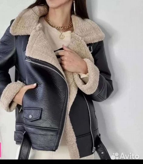 Дубленка женская 48 50 новая