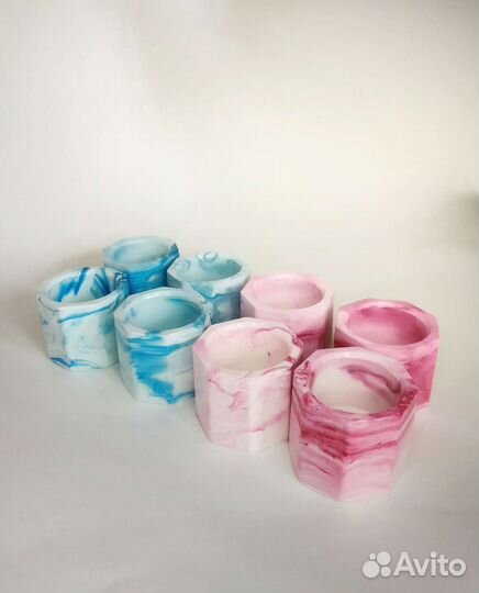 Стаканы под свечи Гипс Подсвечники Опт и розница