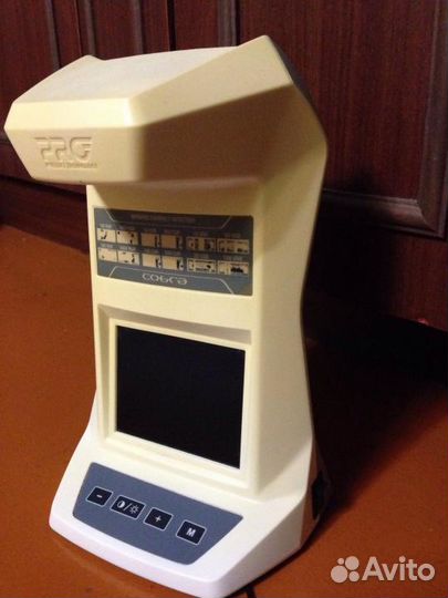 Детектор банкнот PRO cobra 1400IR LCD инфракрасный
