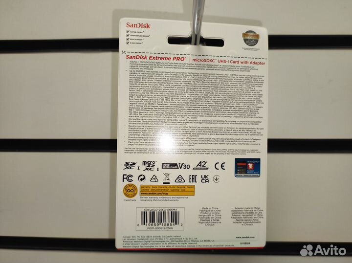 Карта памяти Sandisk Extreme PRO MicroSD 256GB