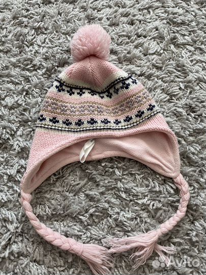 Шапка зимняя для девочки 50 52